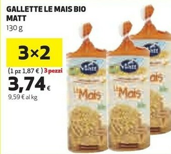 Coop Gallette di mais offerta