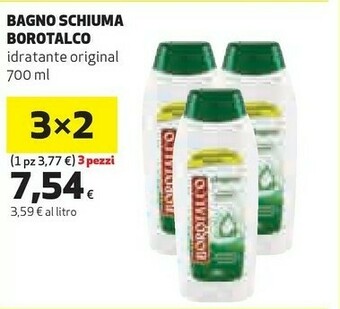 Coop Borotalco Bagnoschiuma offerta