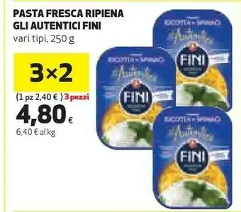 Coop Fini Modena Pasta ripiena offerta