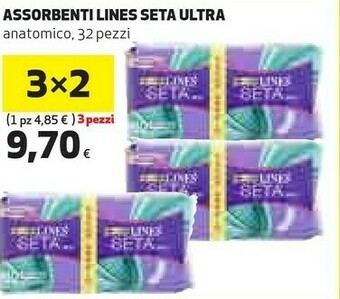 Coop Lines Assorbenti lines offerta