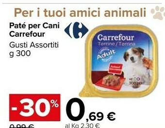 Carrefour Market Carrefour Paté Per Cani offerta