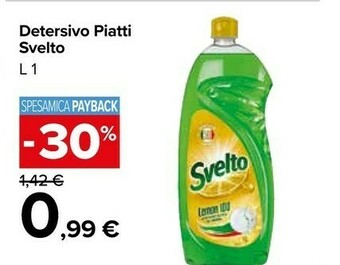 Carrefour Market Svelto Detersivo Piatti offerta