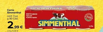 Carrefour Market Simmenthal Carne offerta