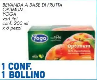 Yoga Bevanda A Base di Frutta Optimum vari tipi conf. 200 ml x 6 pezzi