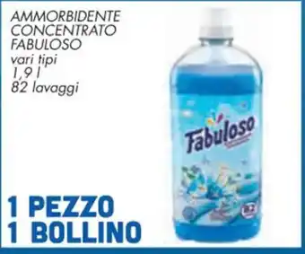 Conad Fabuloso Ammorbidente Concentrato vari tipi 1,9 l 82 lavaggi 1250 ml offerta