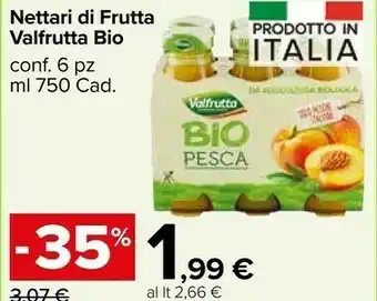 Carrefour Market Valfrutta Nettari Di Frutta offerta