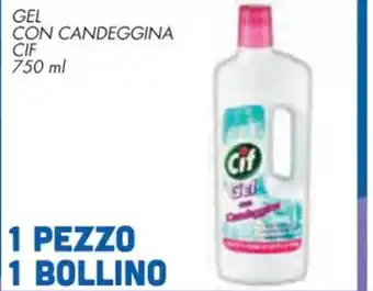 Conad Cif Gel con Candeggina 750 ml offerta