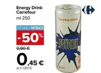 Carrefour Market Psychik Energy Drink offerta