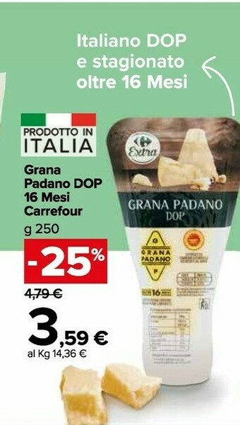 Carrefour Market Grana Padano Dop 16 Mesi offerta