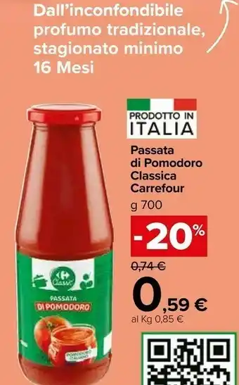 Carrefour Market Passata Di Pomodoro Classica offerta