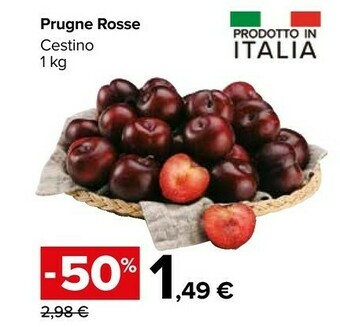 Carrefour Market Prugne Rosse offerta