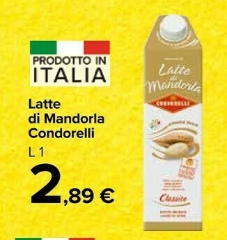 Condorelli Latte Di Mandorla