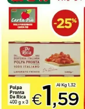 Crai De rica Polpa Pronta 400 G(ml) offerta
