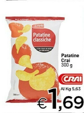 Crai Crai - Patatine Classiche offerta