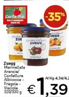 Crai Zuegg Marmellata Arance 330 G(ml) offerta