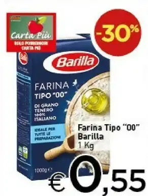 Crai Barilla Farina Di Grano Tenero Tipo "00" 1000 G(ml) offerta
