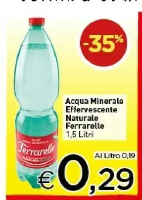 Crai Ferrarelle Acqua Minerale Effervescente Naturale 1500 G(ml) offerta