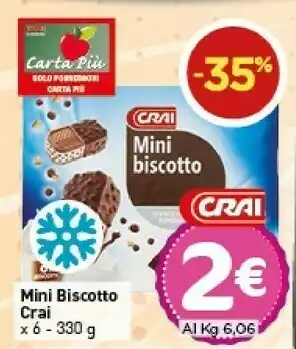 Crai Crai Mini Biscotto offerta