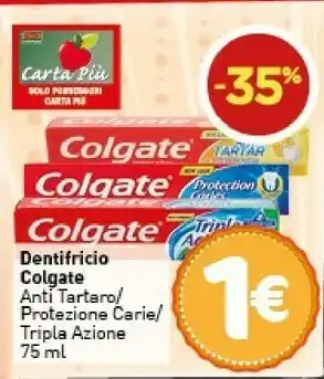 Crai Colgate Dentifricio Anti Tartaro/ Protezione Carie/ Tripla Azione offerta