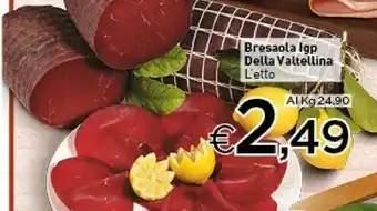Crai Valtellina Bresaola Igp offerta