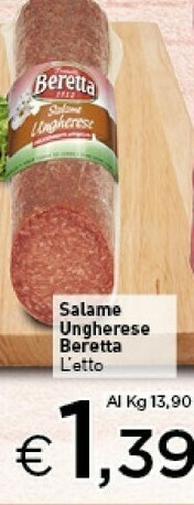 Crai Beretta Salame Ungherese 100 G(ml) offerta