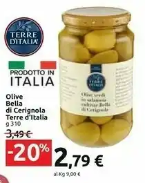 Carrefour Market Terre d'Italia Olive offerta