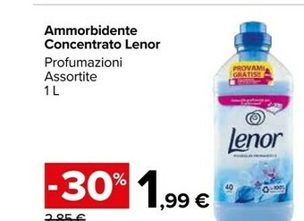 Carrefour Market Lenor Ammorbidente Concentrato offerta