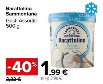 Carrefour Market Sammontana Barattolino Panna 500 G(ml) offerta