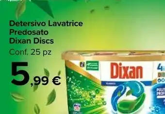 Carrefour Market Dixan Discs Detersivo Lavatrice Predosato offerta