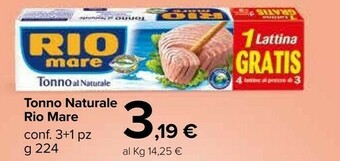 Carrefour Market Rio Mare Tonno Rio mare offerta