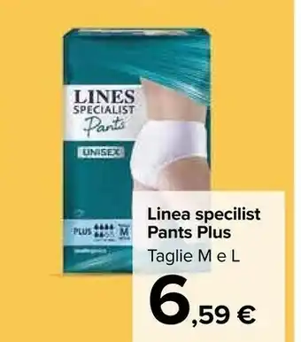 Carrefour Market Lines Linea Specialist Pants Plus Taglie M/ L offerta