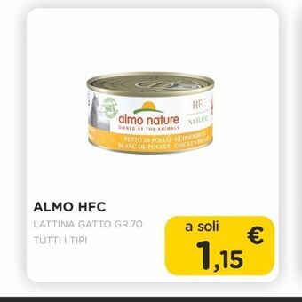 Arcaplanet Almo hfc lattina gatto offerta