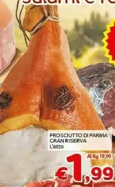 Crai Crai Prosciutto Di Parma Gran Riserva offerta