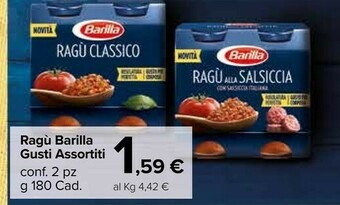 Carrefour Market Barilla Ragù offerta