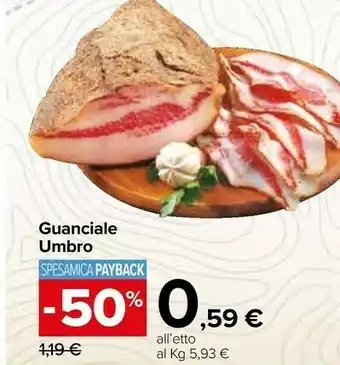 Carrefour Guanciale Umbro offerta