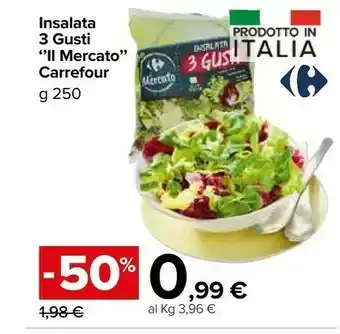 Carrefour Insalata 3 Gusti offerta