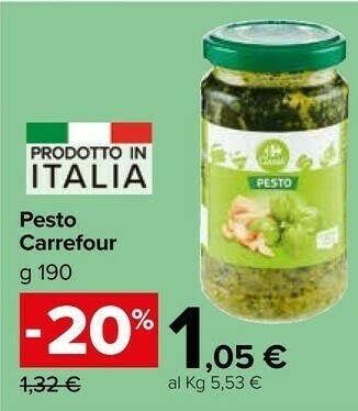 Carrefour Pesto Carrefour offerta