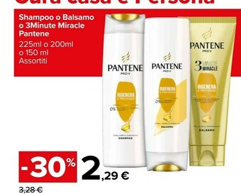 Carrefour Pantene Shampoo offerta
