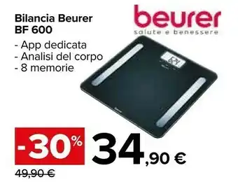 Carrefour Beurer Bilancia BF 600 offerta