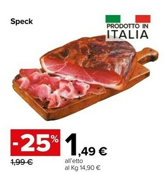 Carrefour Speck offerta