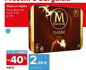 Carrefour Algida Magnum Classic offerta