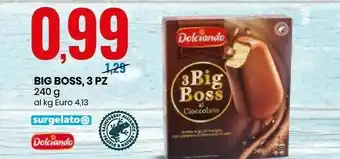 Eurospin Dolciando - 3 Big Boss 240 G offerta