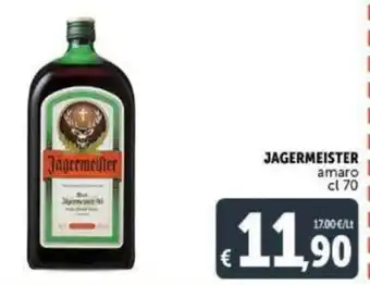Deco Supermercati Jagermeister Amaro 70 cl offerta