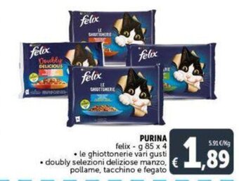 Deco Supermercati Purina felix g 85 x 4 offerta