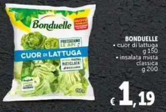 Bonduelle cuor di lattuga g 150 insalata mista classica 200 g