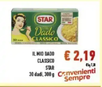Conad Star IL Mio Dado Classico 30 dadi, 300 g offerta