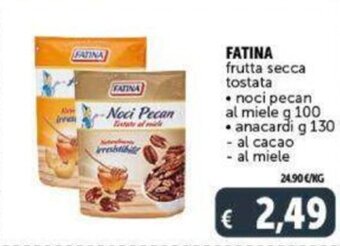 Deco Supermercati Fatina frutta secca tostata noci pecan al miele g 100 offerta