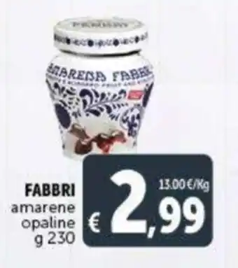 Fabbri amarene opaline 230 g