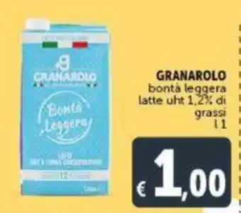 Granarolo bontà leggera latte uht 1.2 % di grassi 1 l