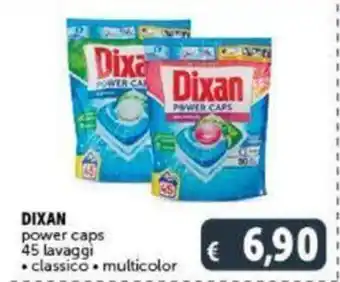 Deco Supermercati Dixan power caps classico/multicolor 45 lavaggi offerta
